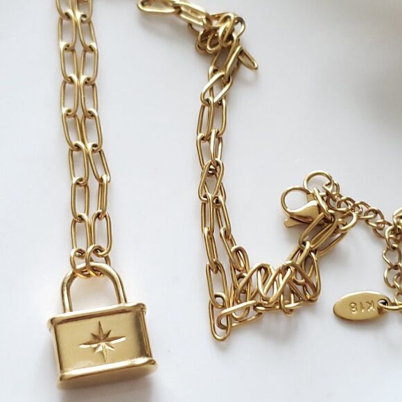 New! FP What A Star Lock Necklace - Picture 6 of 10